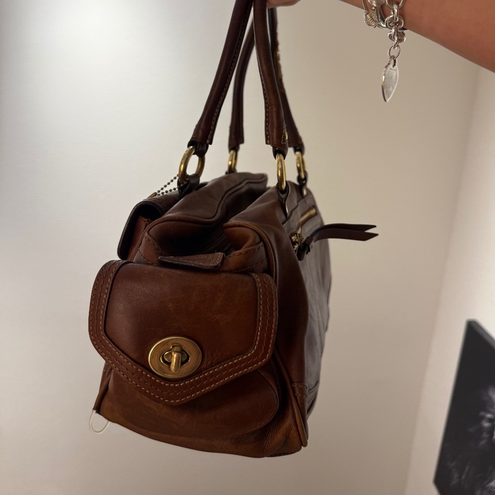 Vintage Coach Legacy Leather Satchel - Picture 4 of 8